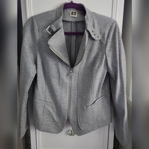 Anne Klein Heather Gray Jacket Size M
